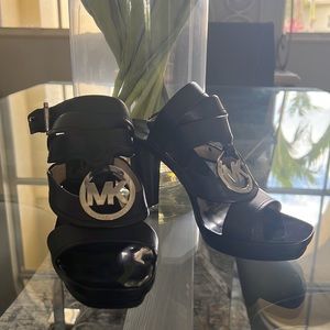 Black Michael Kors heels
